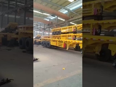 트레이와 함께 다기능 평면 침대 반 트레일러