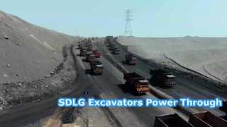 SDLG 굴삭기